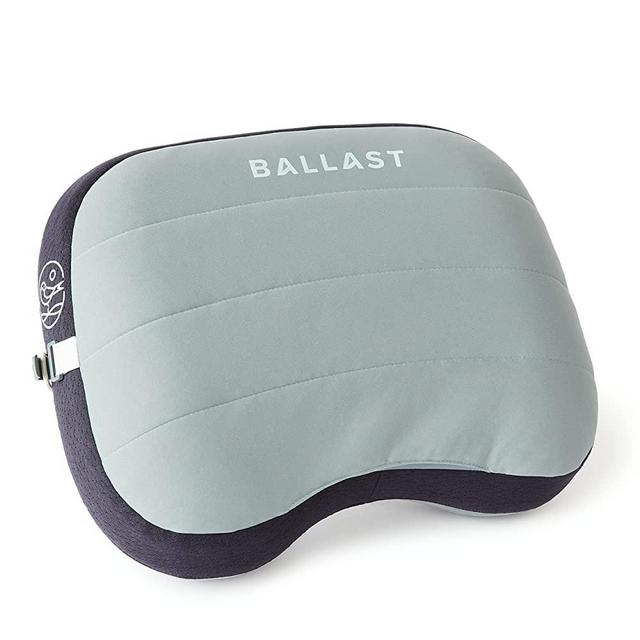 Ballast Beach Pillow – Inflatable Beach Pillow, Camping Pillow, Pool Pillow, Ultra Soft and Durable Pillow That Won’t Blow Away on Windy Beaches (Moonlight Grey)