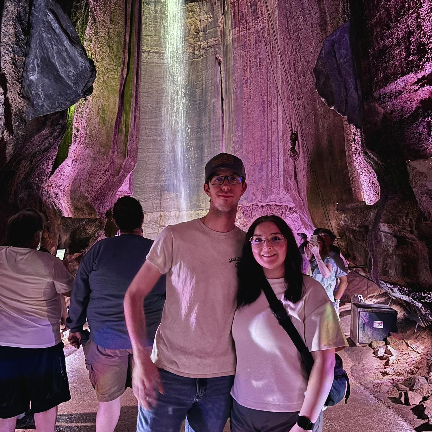 Visited Ruby Falls! Also part of our Anniversary/Engagement trip!