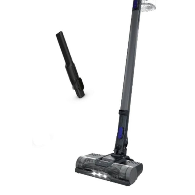 Shark Pet Cordless Stick Vacuum with XL Dust Cup, LED Headlights, Removable Handheld Vac, Crevice Tool, Portable Vacuum for Household Pet Hair, Carpet and Hard Floors, 40min Runtime, Grey, IX141
