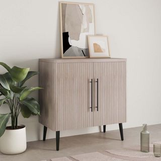 Jodie Mid-Century Modern Accent Cabinet