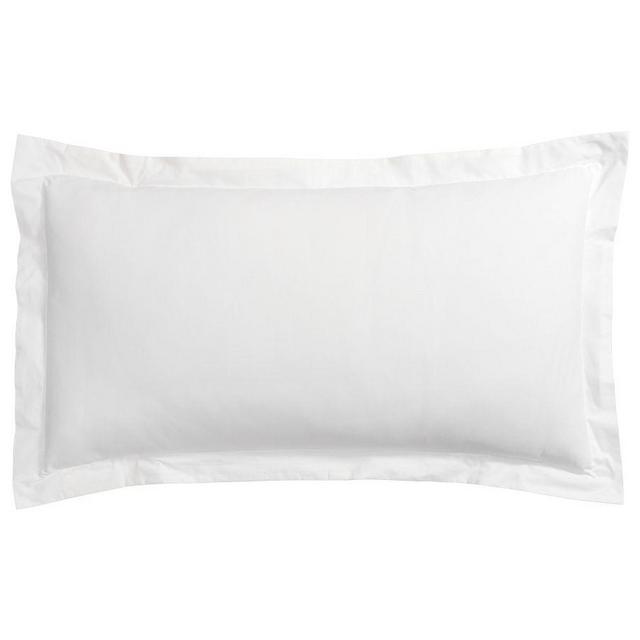 White Everyday Percale Sham, King