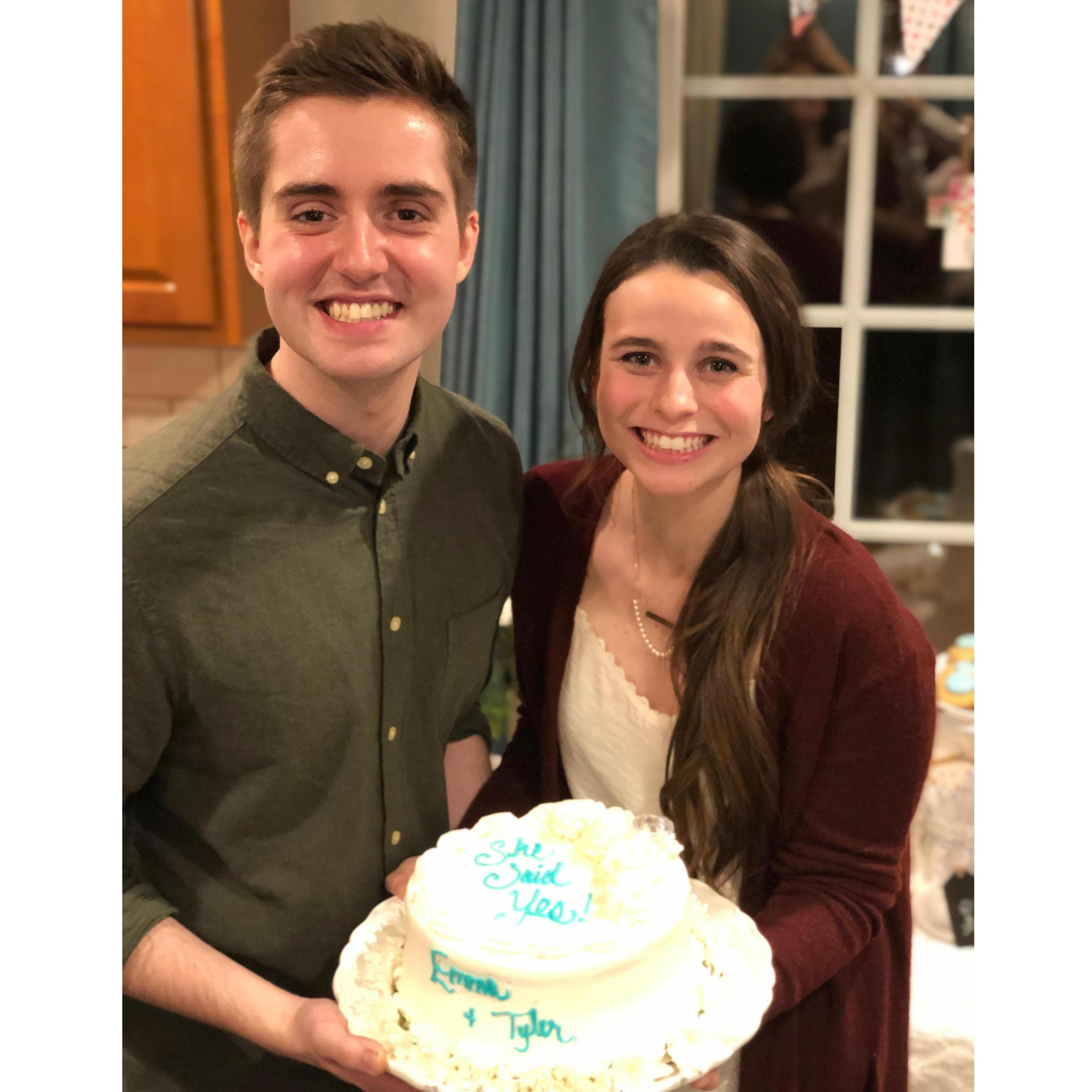 december 22, 2019. engagement party!