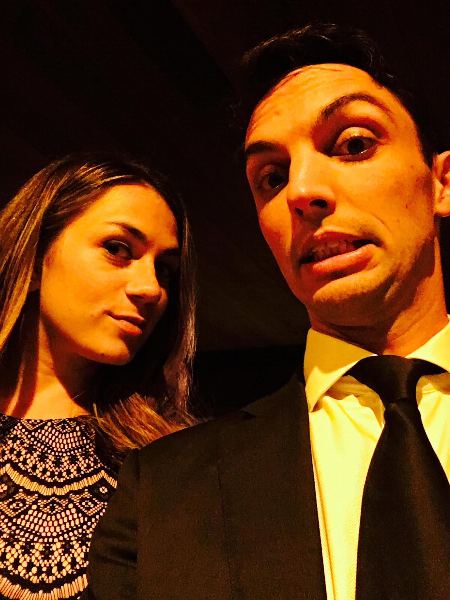 The selfie game is strong with us - celebrating AJ & Emily