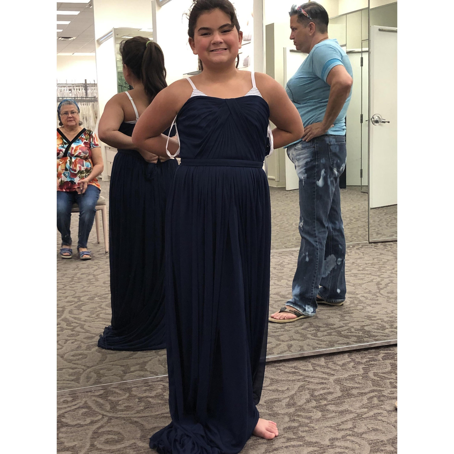 Kyrii trying on dresses!!!