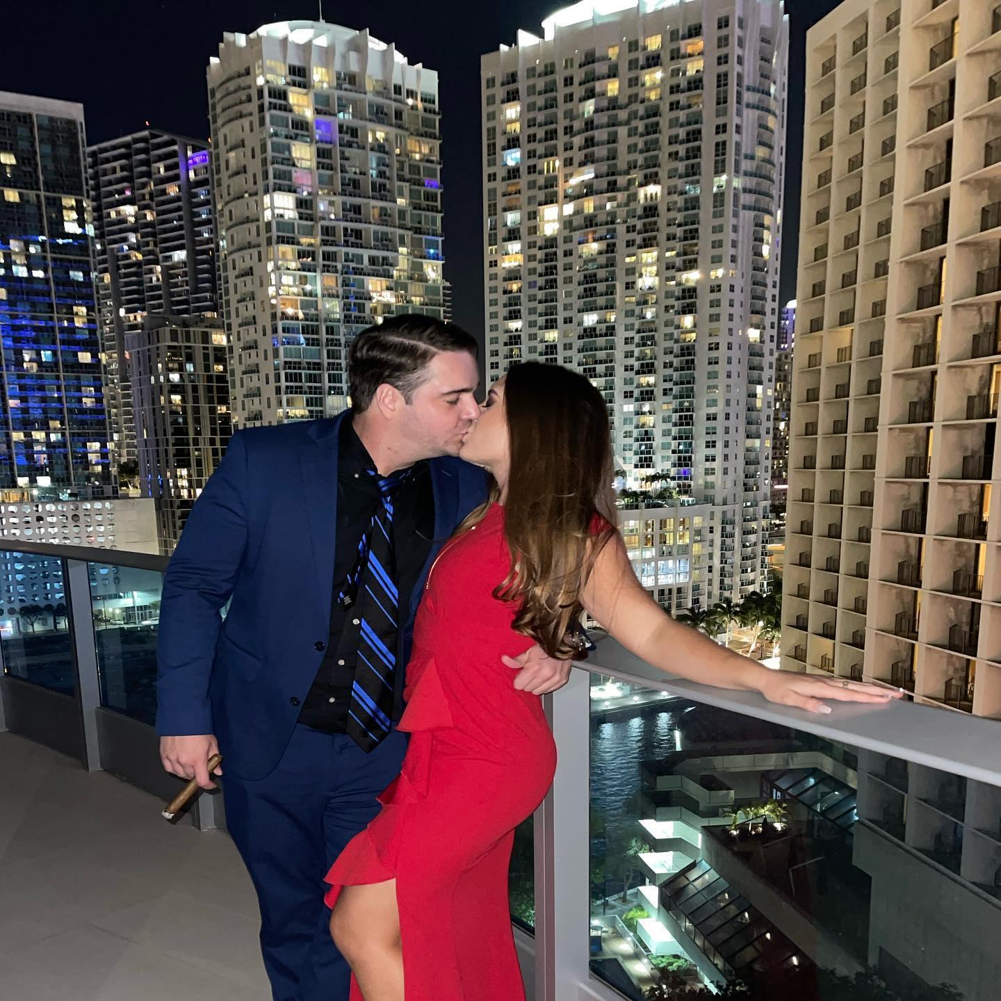 Dancing the night away in Miami for Rosie's law school Barristers Ball