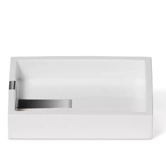 Roselli Trading Houston Street Soap Dish in White
