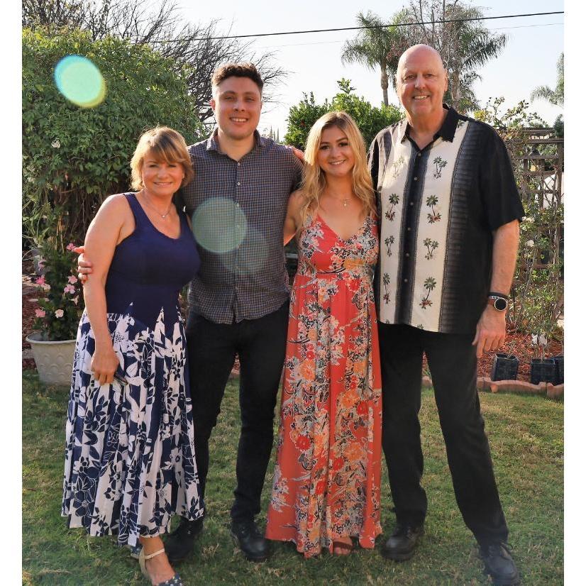 Janice, Chris, Natalie, Tim. Nothing can stand in the way of love, not even COVID.