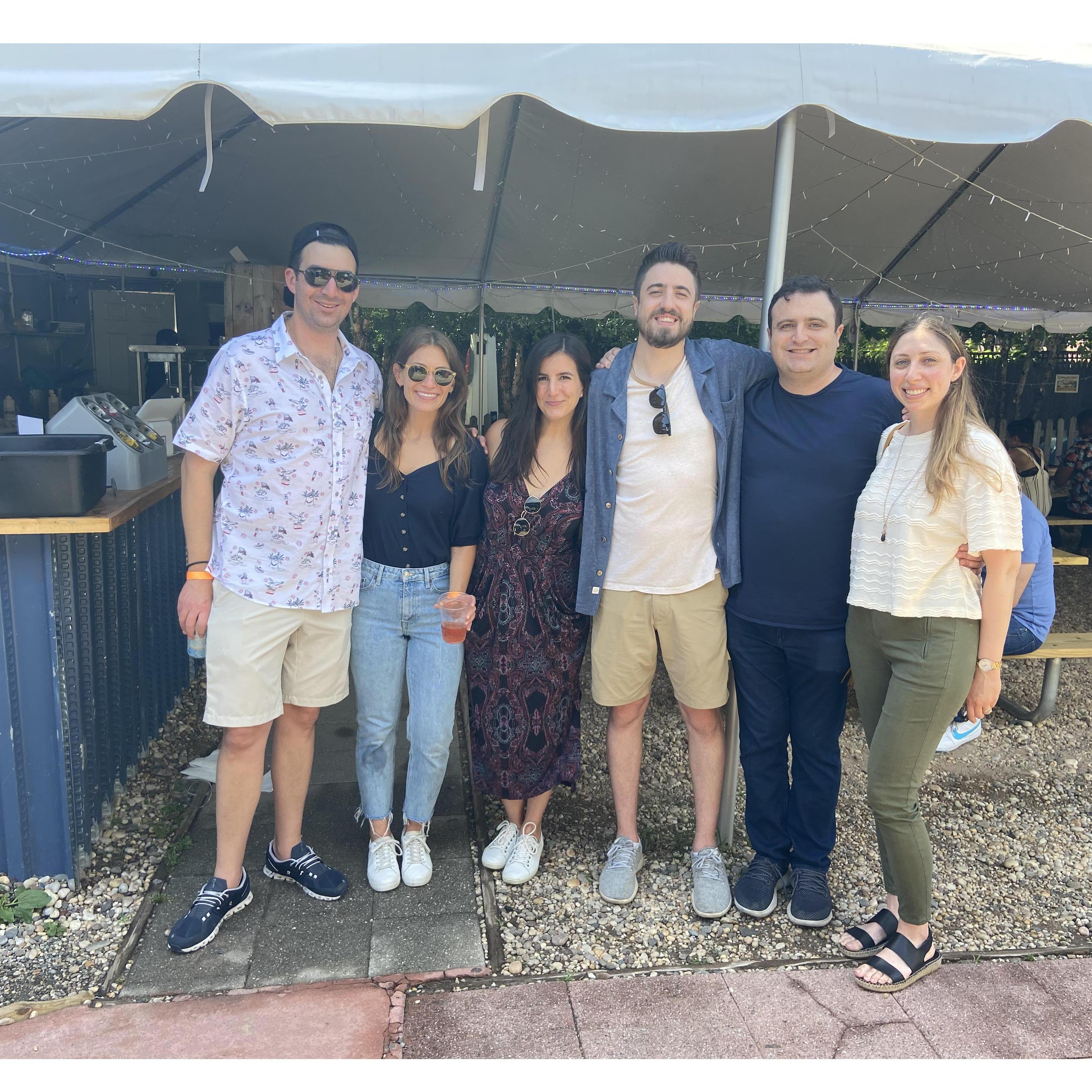 Brandon's 30th with the sibs