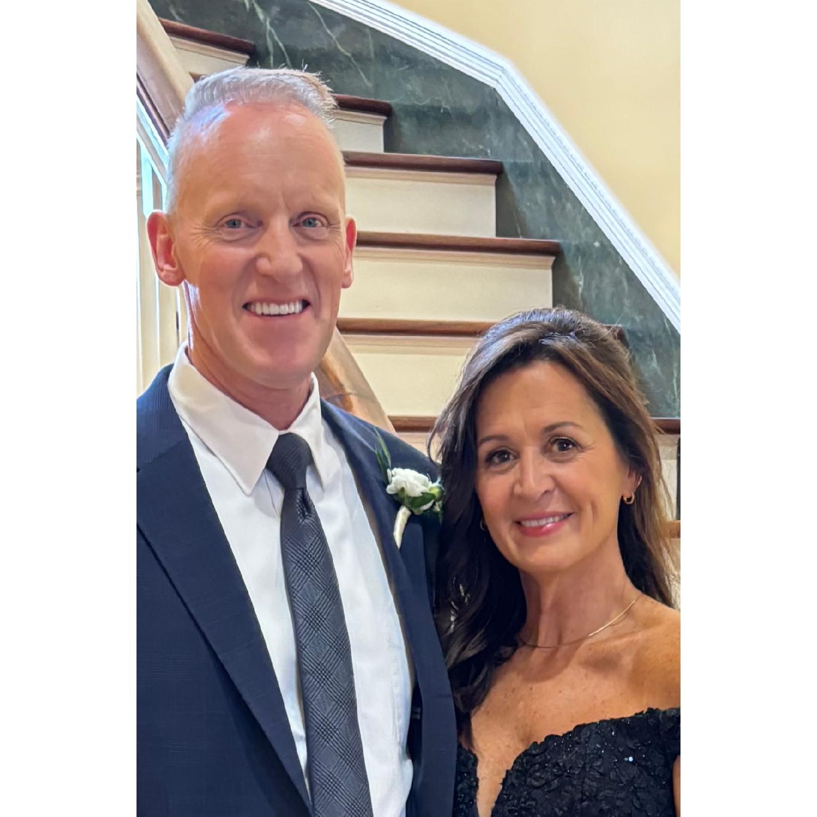 Sept 14, 2024 at Patrick and Julia's wedding. Some say, "What a beautiful picture!"