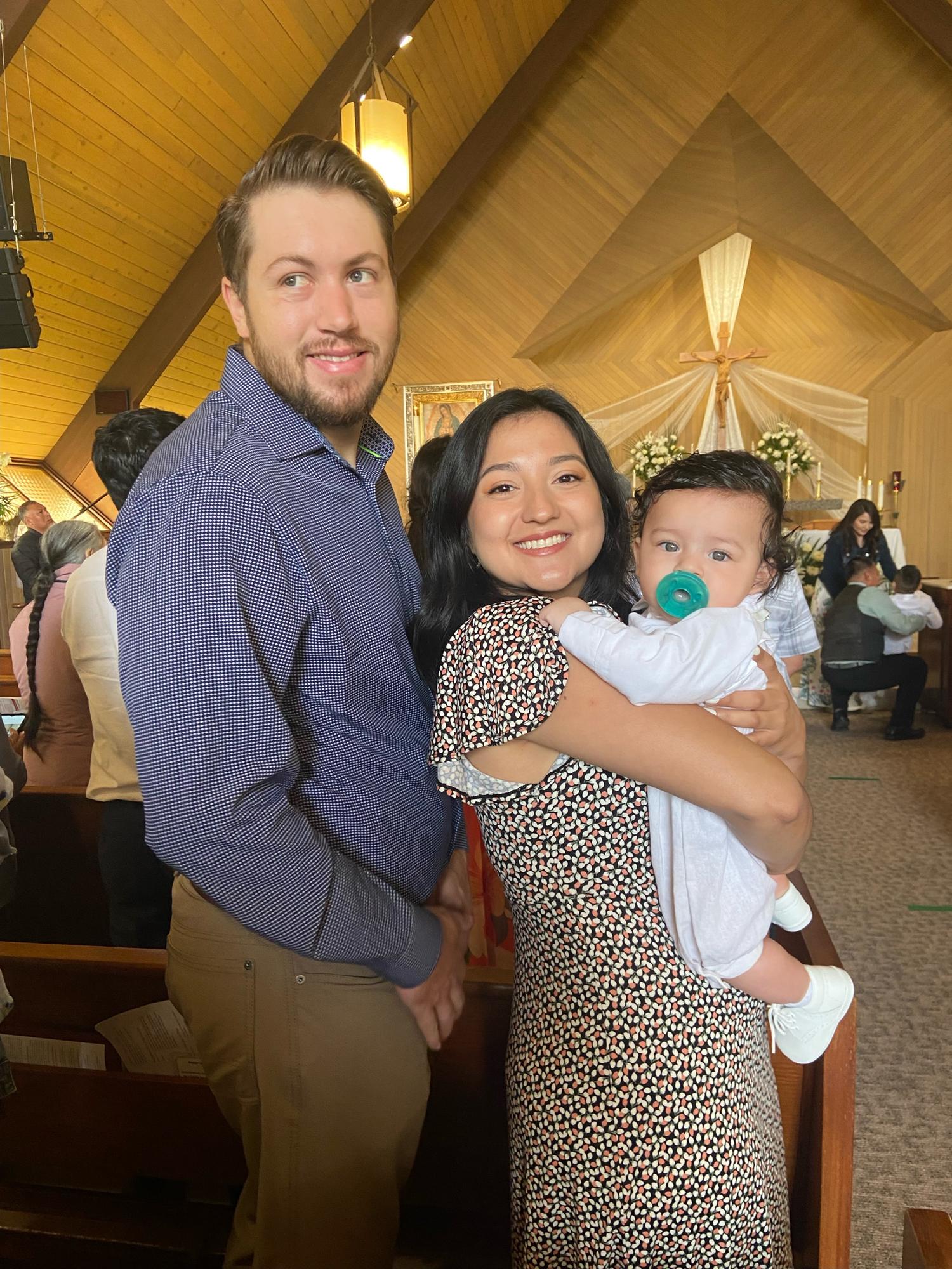 April 2022 - We baptized our nephew, Mateo. ❤️