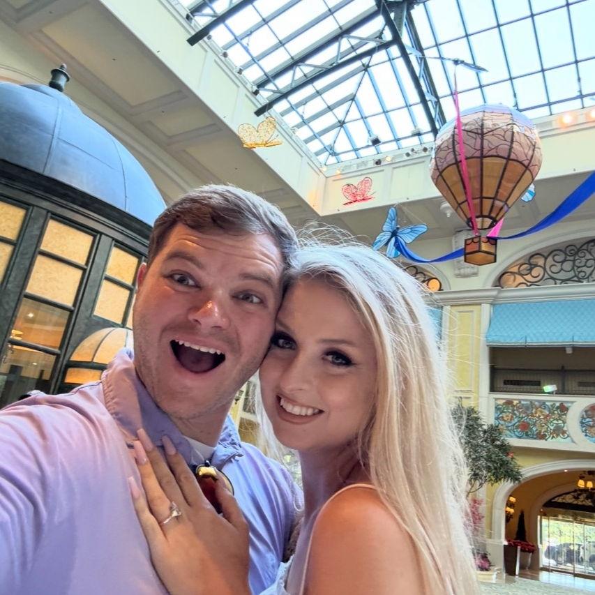Checking out The Beau Rivage....with the beau!