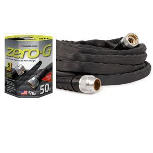 zero-G 4001-50 Lightweight, Ultra Flexible, Durable, Kink-Free Garden Hose, 5/8-Inch by 50-Feet,Black