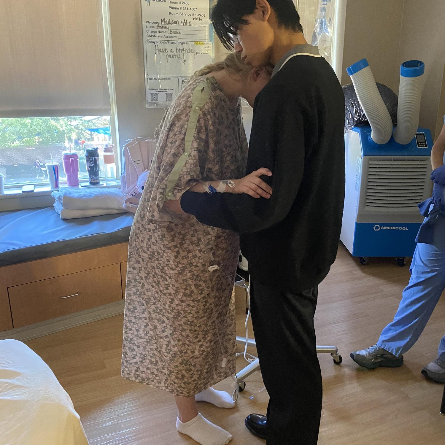 In labor with Roman!