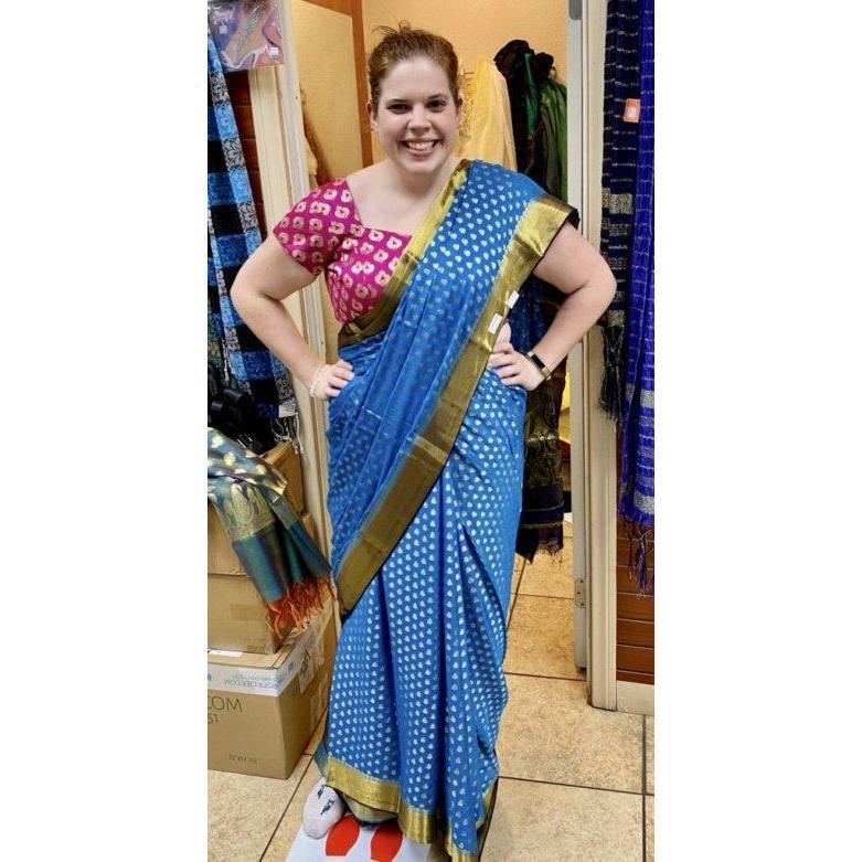Allison's first Saree!