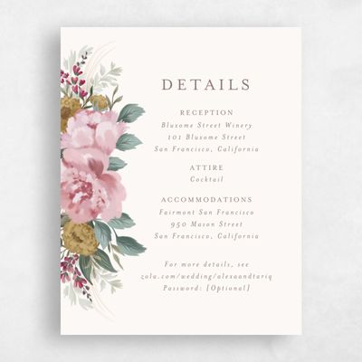 Pink Wedding Enclosure - Juniper