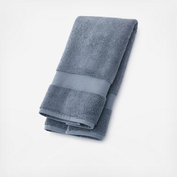 Organic Turkish Cotton 800-Gram Grey Towels, Set of 6