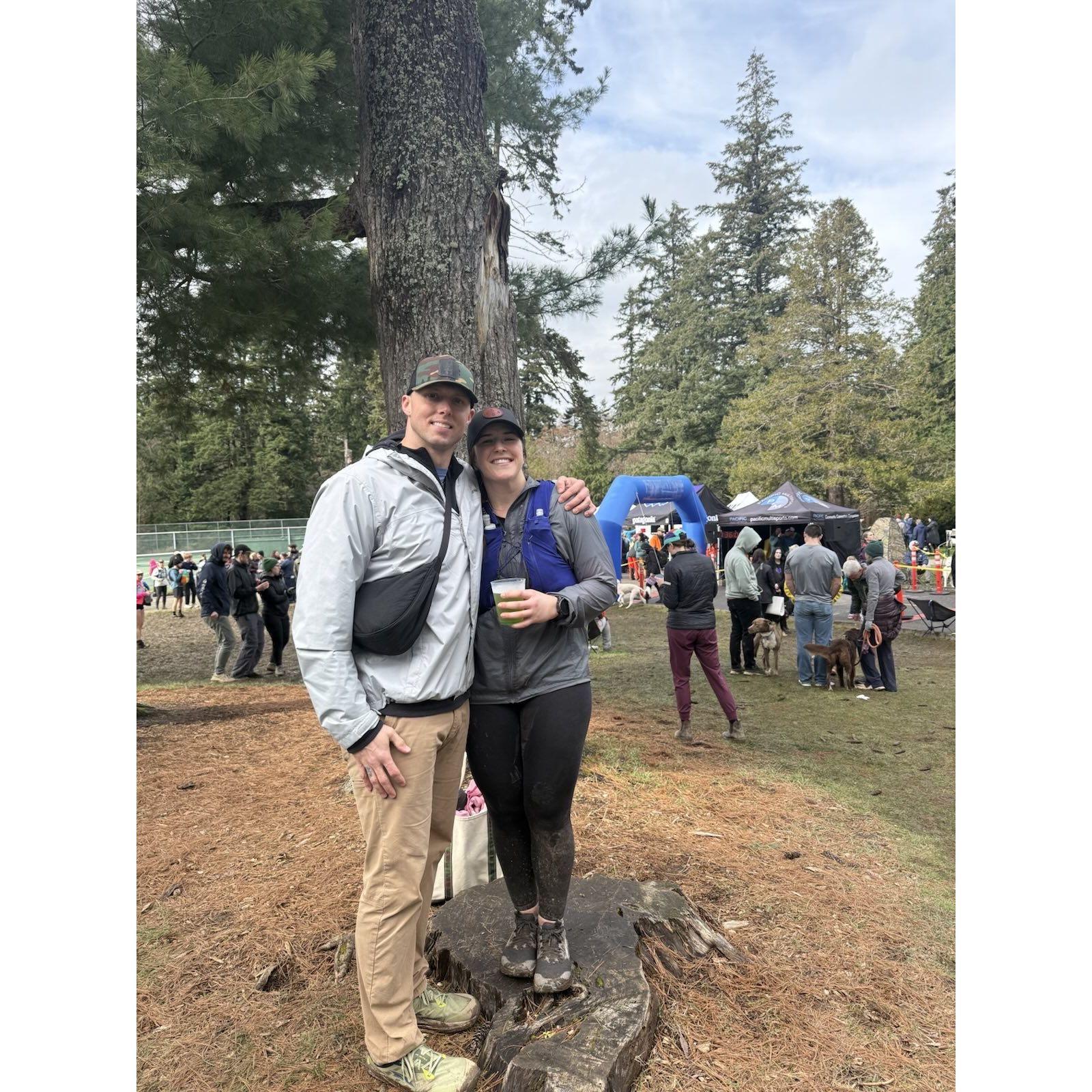 Morgan completed the Chuckanut 50k!