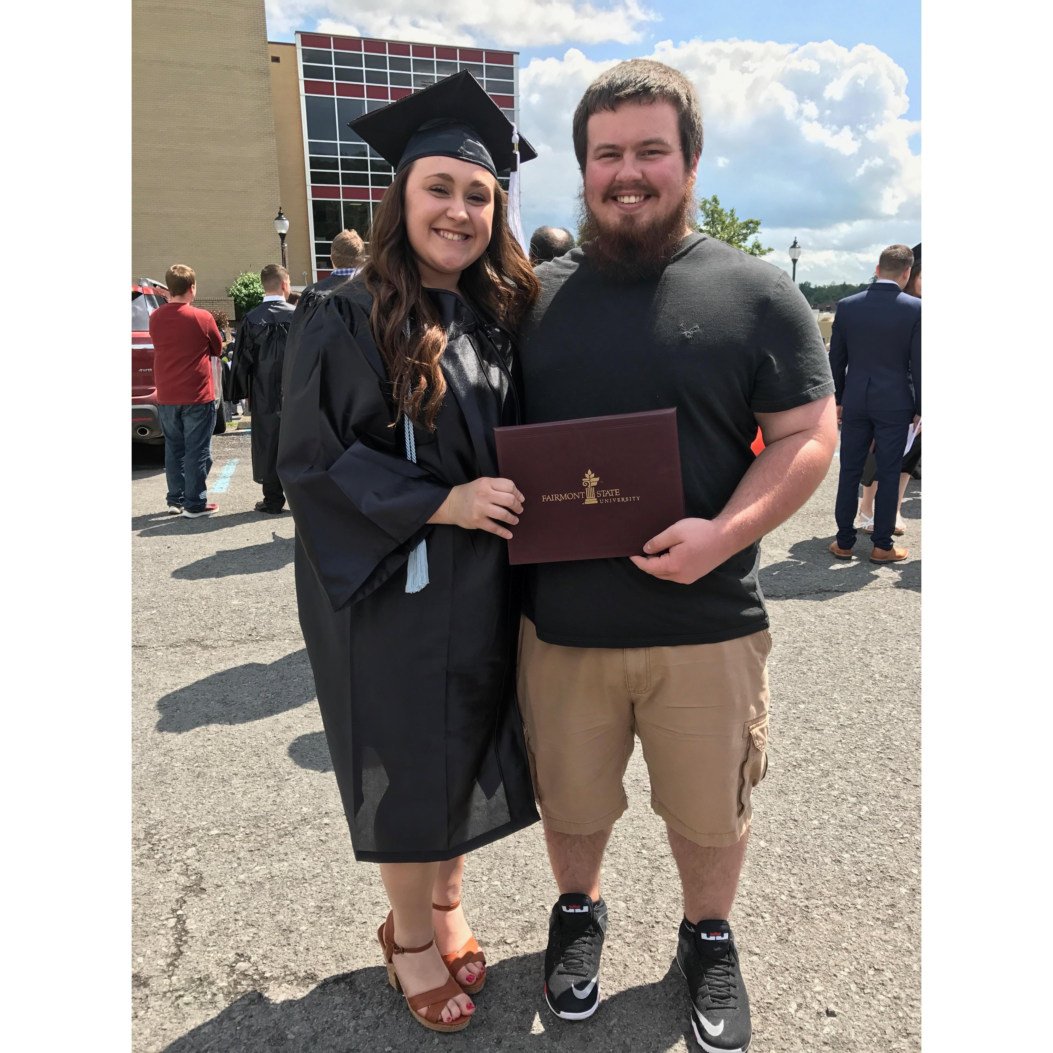 Right after Katelynn graduated from college!