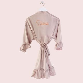 Personalized Ruffle Robe