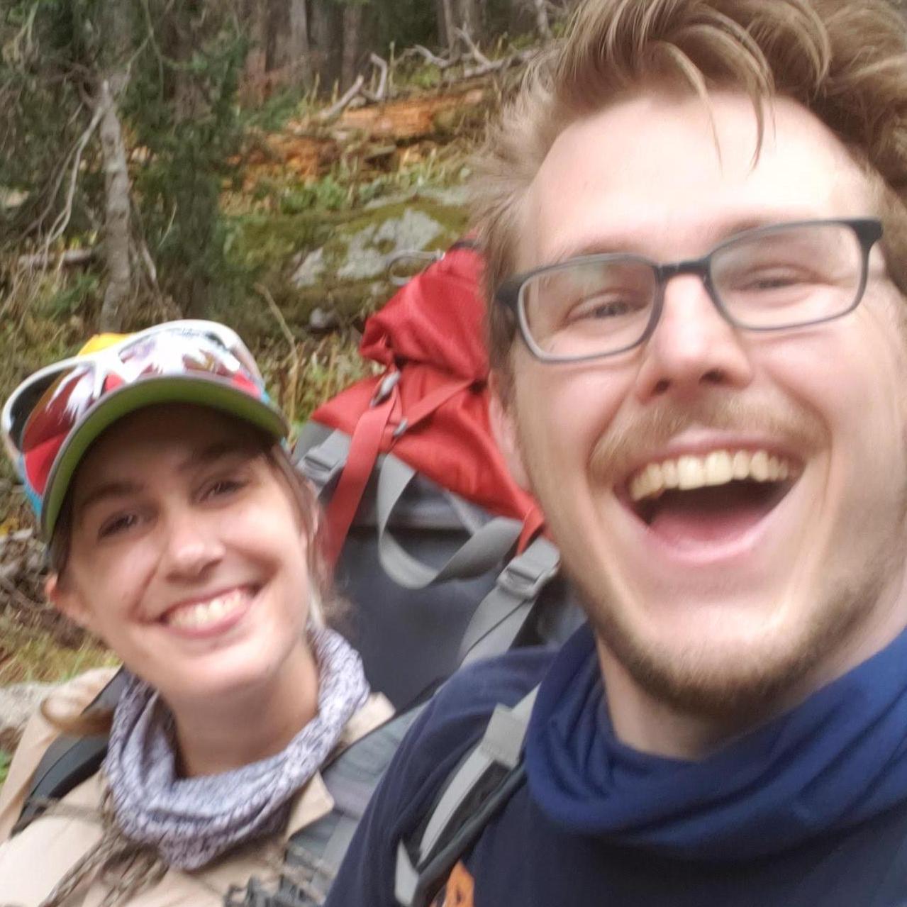 Be glad you can't smell this picture of one of our backpacking adventures :)