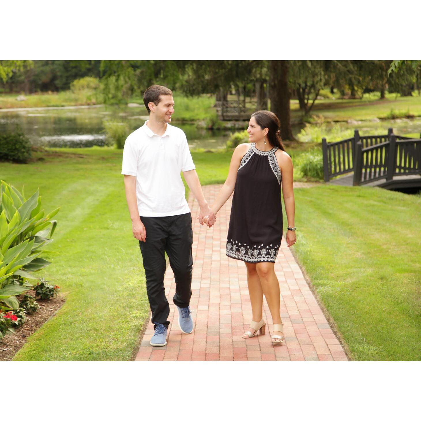 One of our favorites from our engagement photoshoot at Pleasantdale.