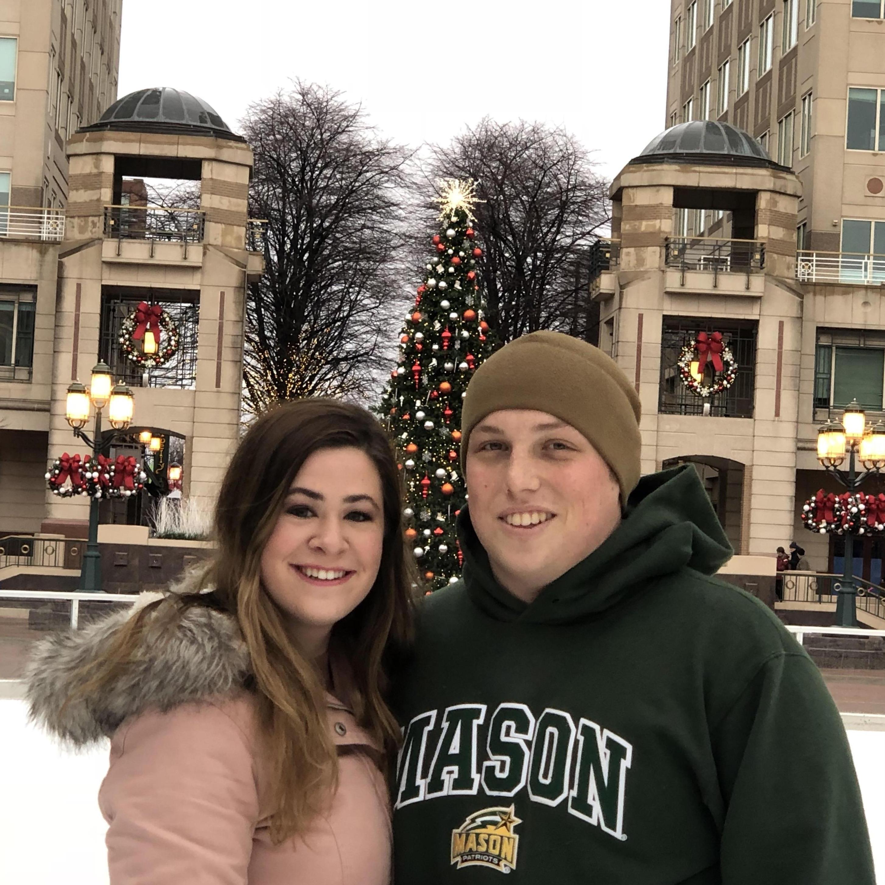 Ice Skating, Reston Town Center, 2018