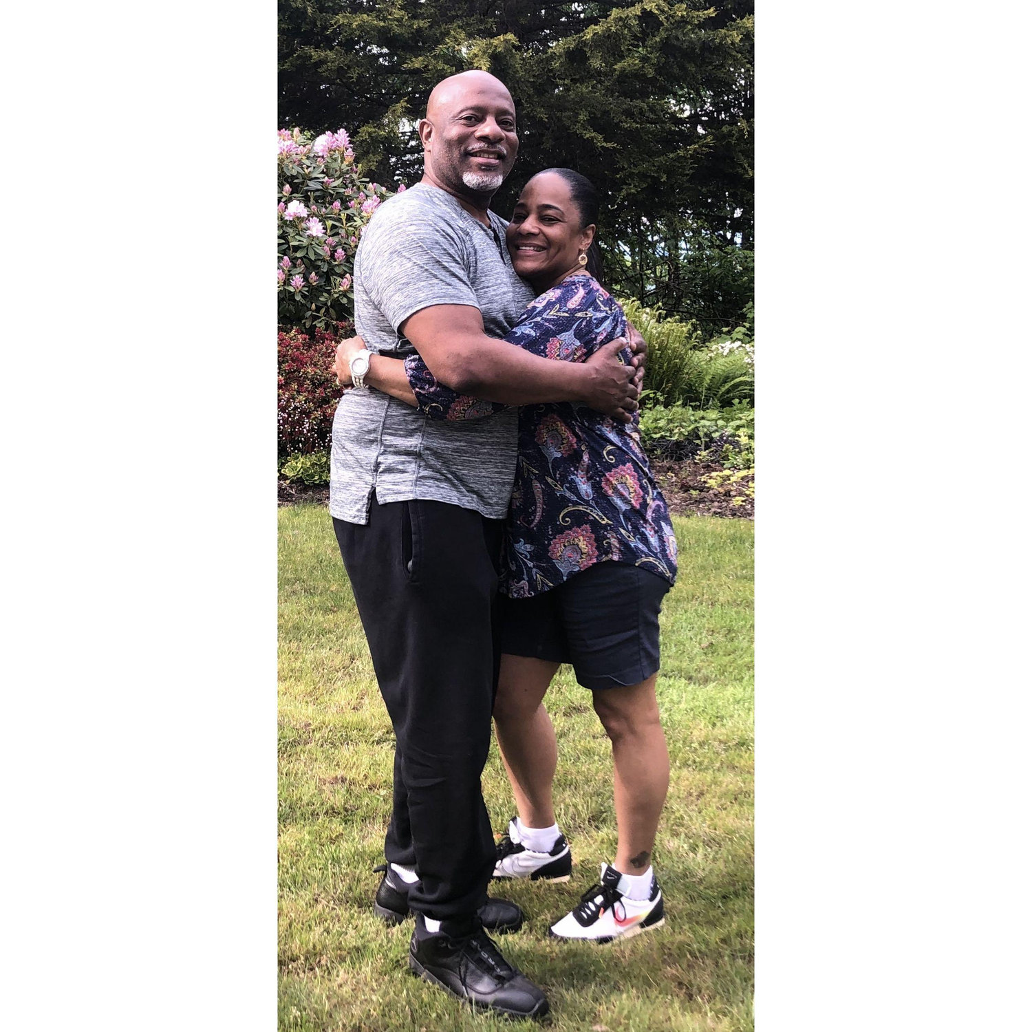 First hug- Pittock Mansion.