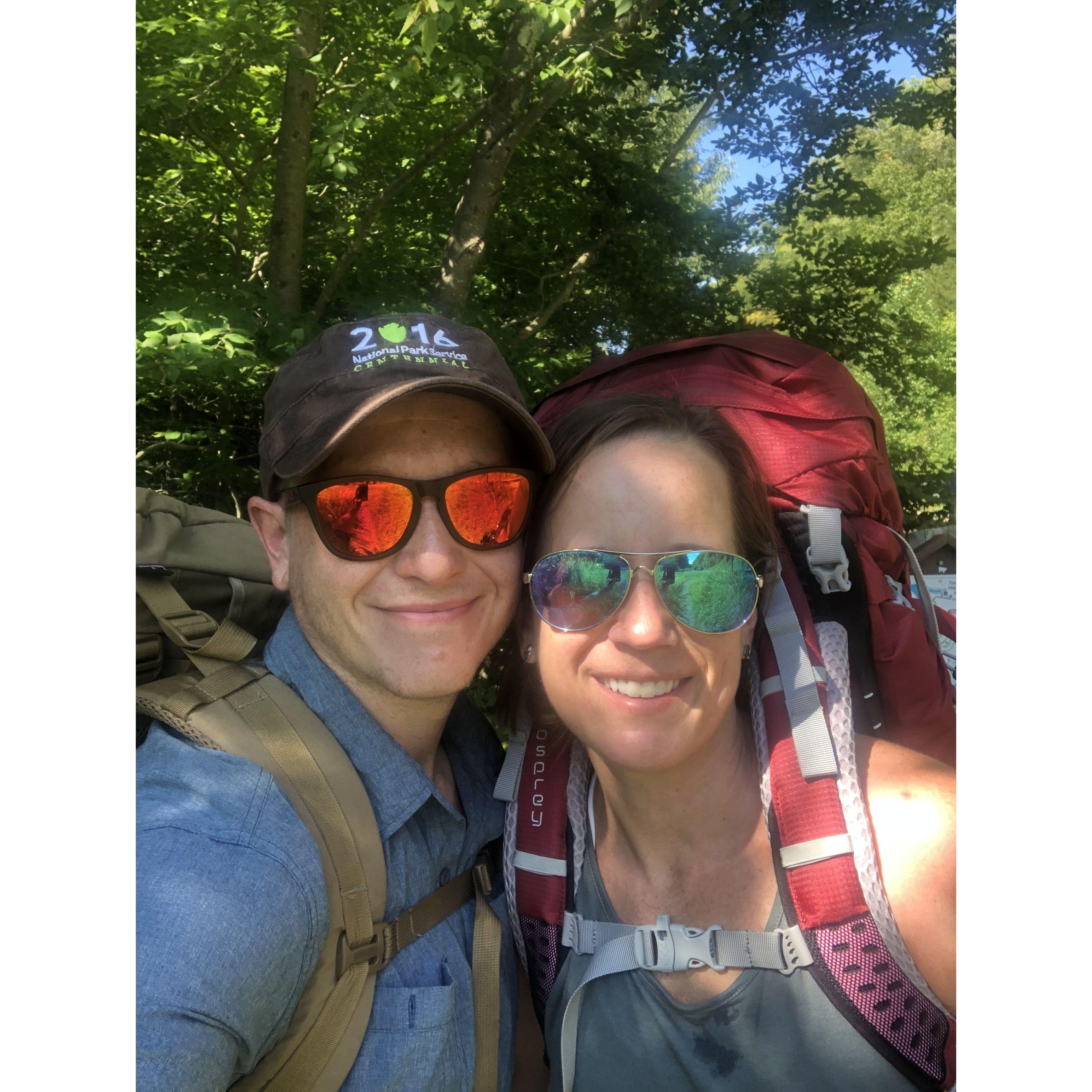 Backpacking in one of our favorite local places, Tracy Ridge in Allegheny National Forest.