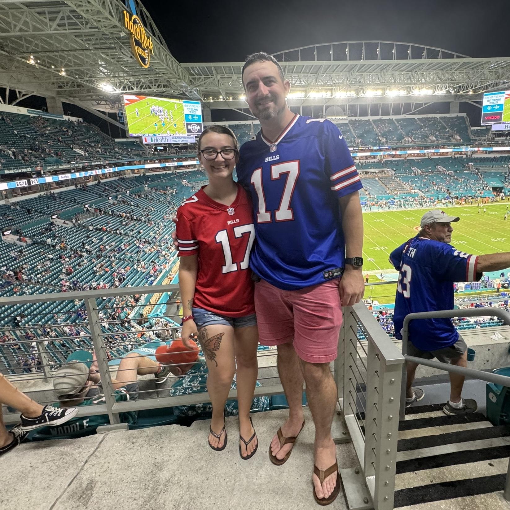 First NFL game together 🏈