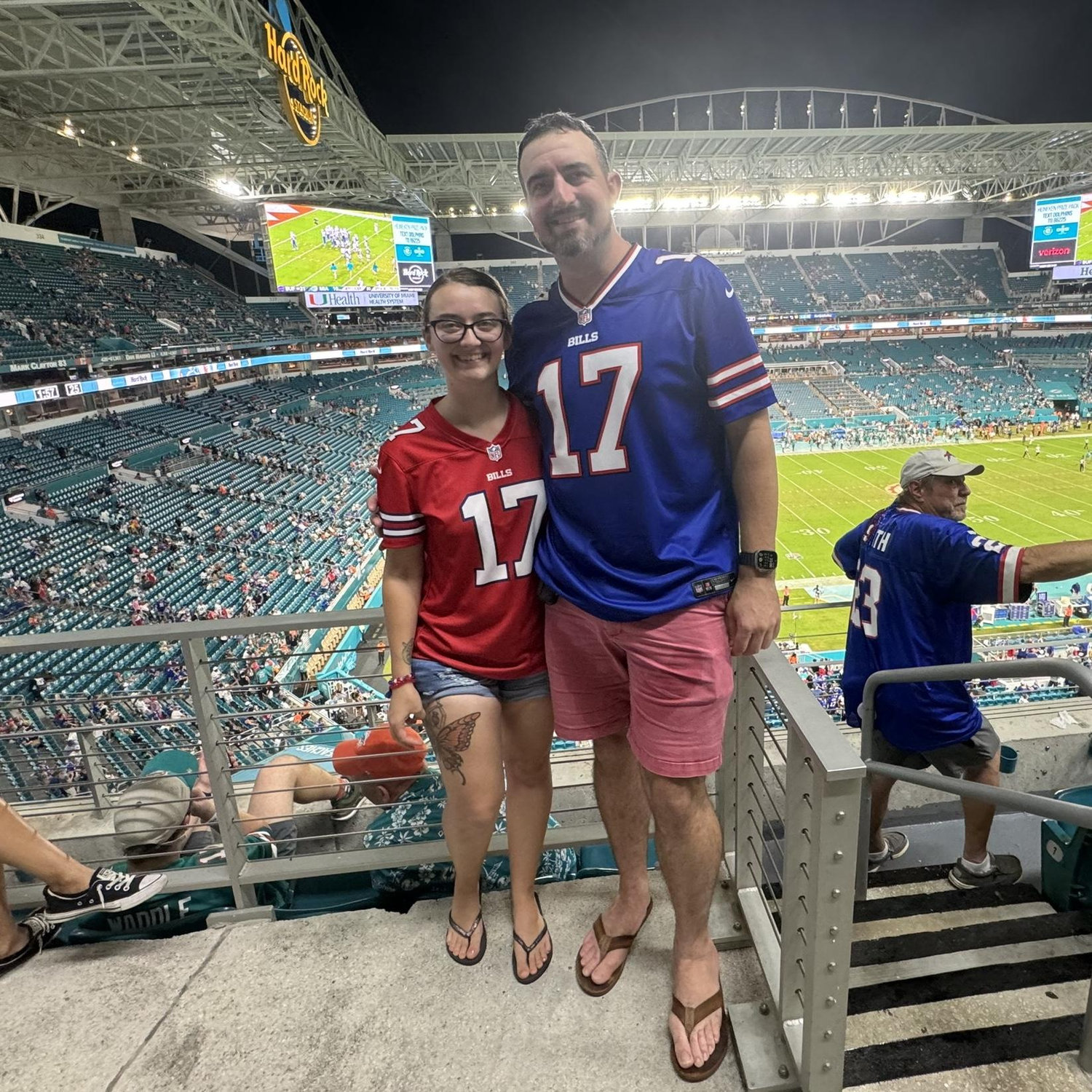 First NFL game together 🏈