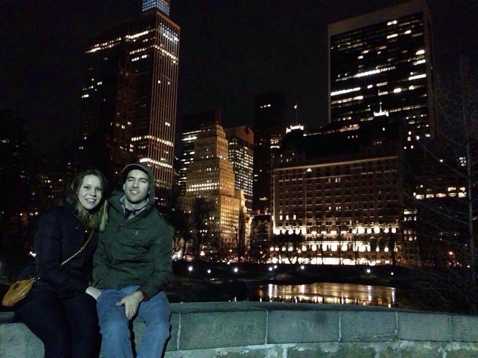 Our first trip together to NYC in 2015. The same spot where Matt proposed 5 years later