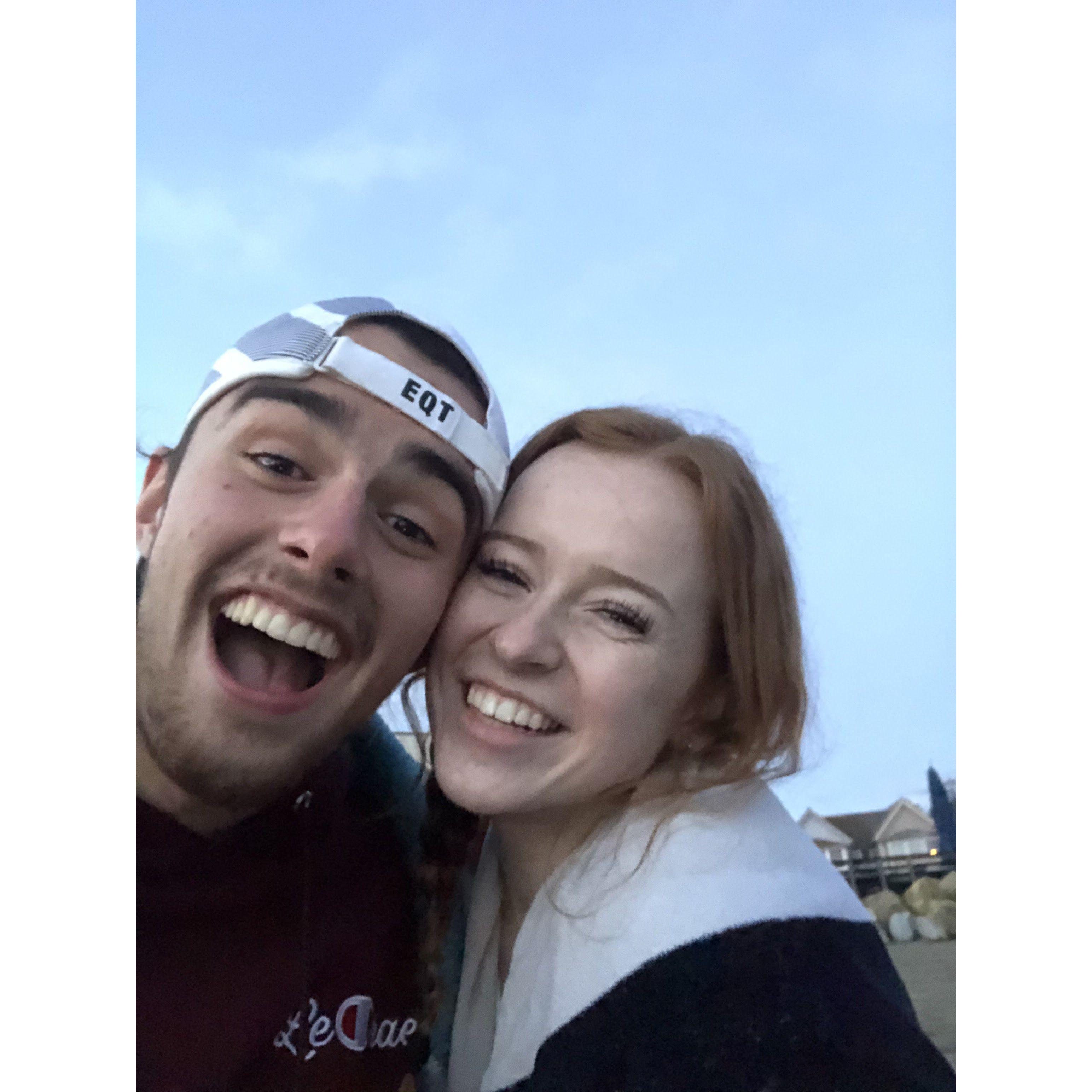 Our first photo together! The day we became a couple- Nov. 29, 2019- Capitola, CA