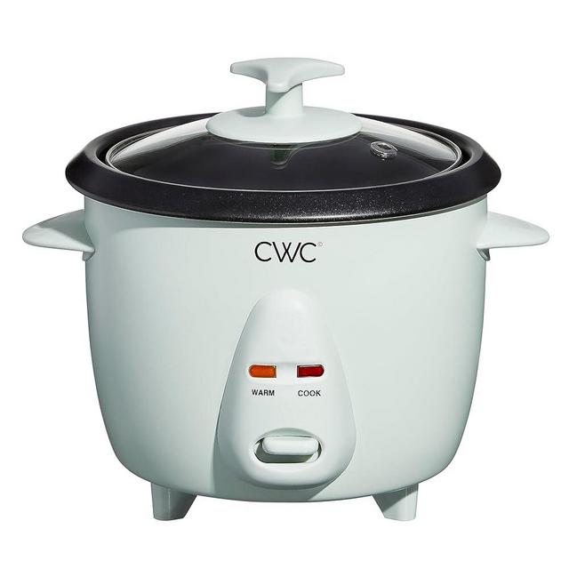 COOK WITH COLOR 6 Cup Rice Cooker 300W - Effortless Cooking and Perfectly, Cooks 3 Cups of Raw Rice for 6 Cups of Cooked Rice, Sage