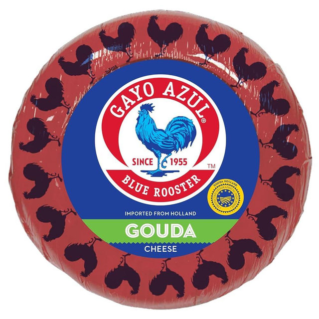 Gayo Azul Mild Gouda Cheese Wheel – Red Wax, 9-10lb (Approx)