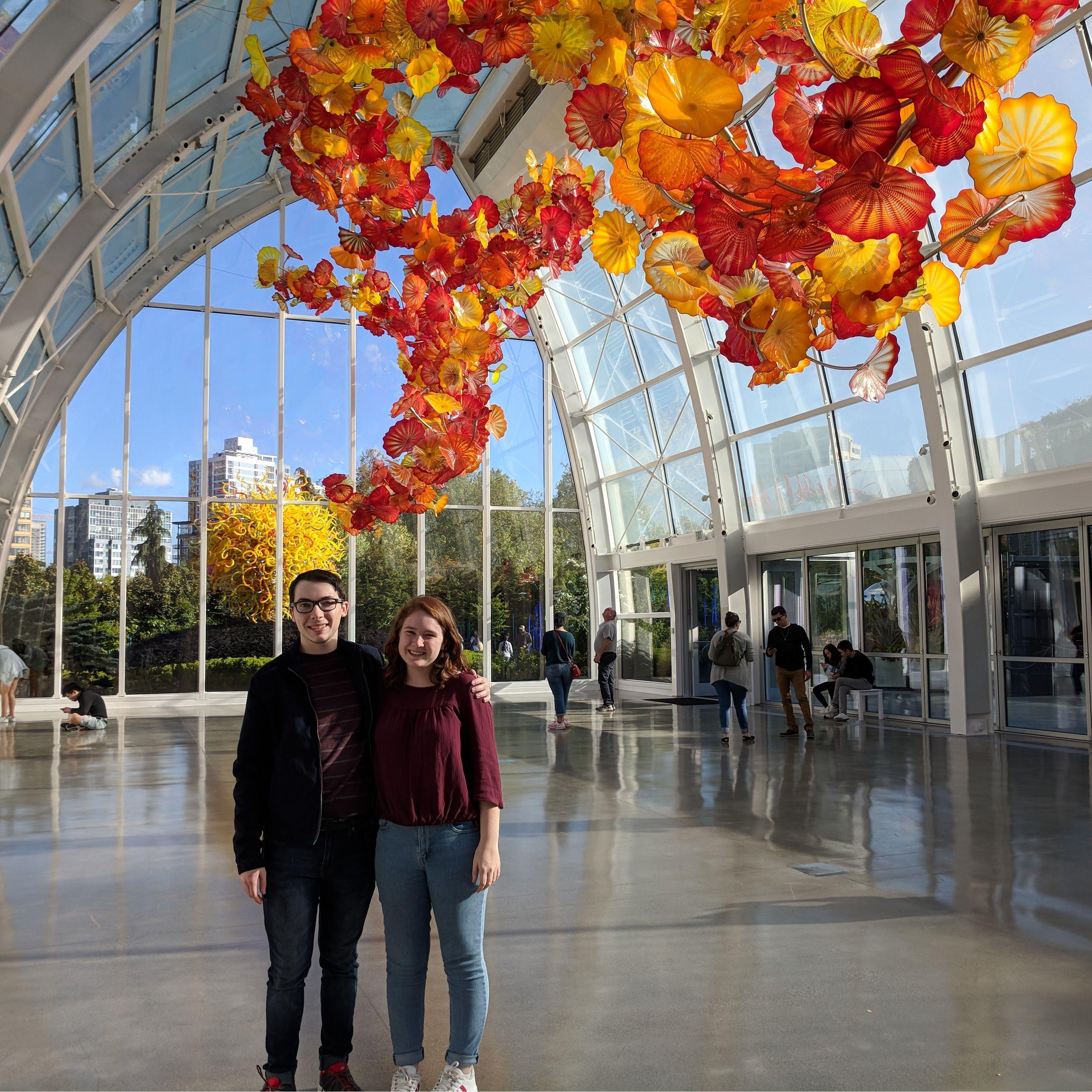 At 20, visiting Seattle together for the first time