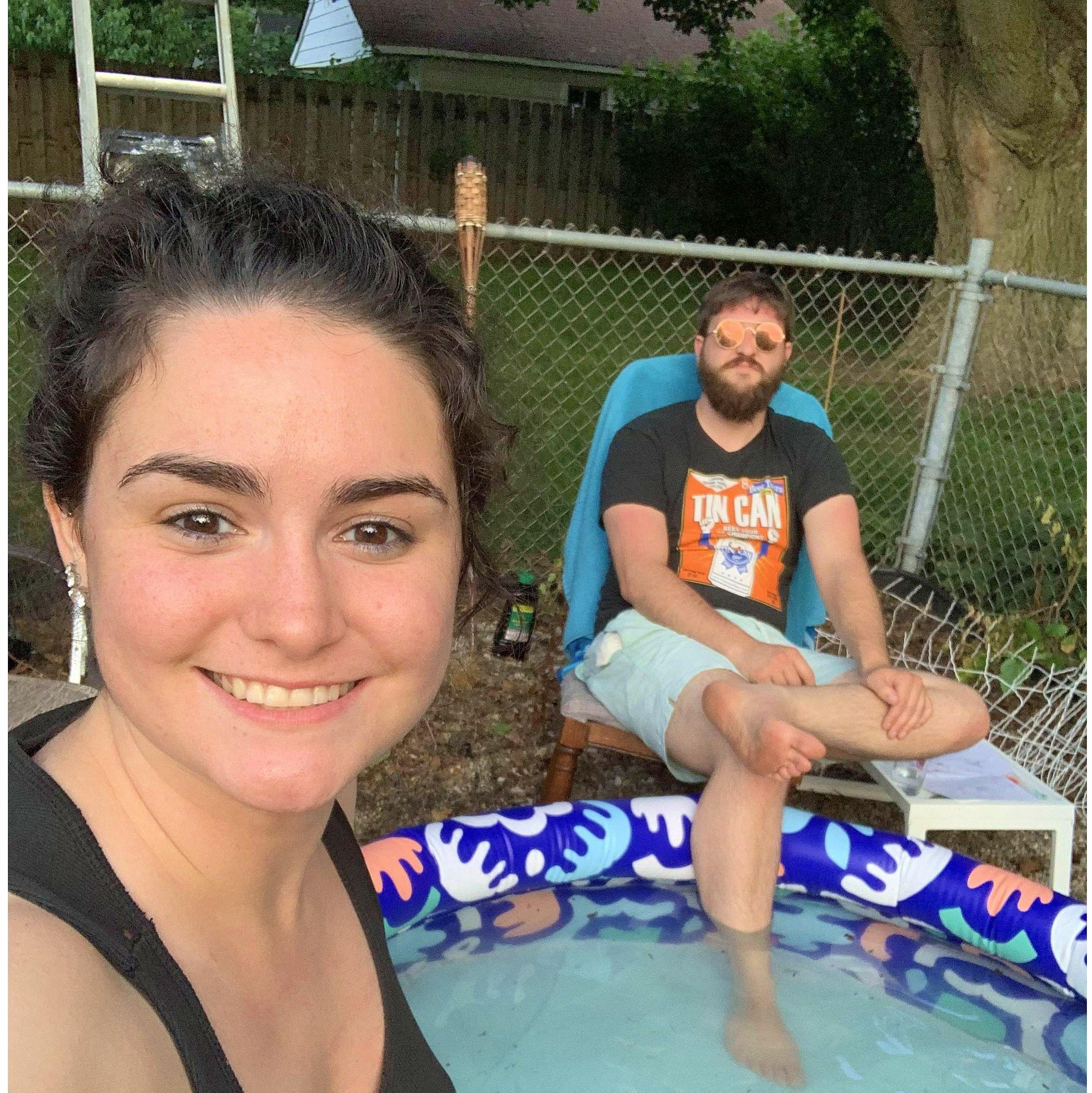 June 2019 - Hannah and Harrison move into their first home together