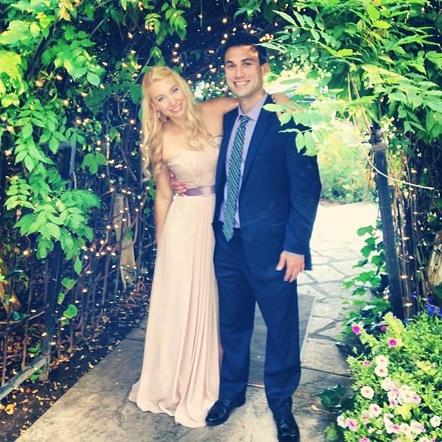 Our first wedding together!