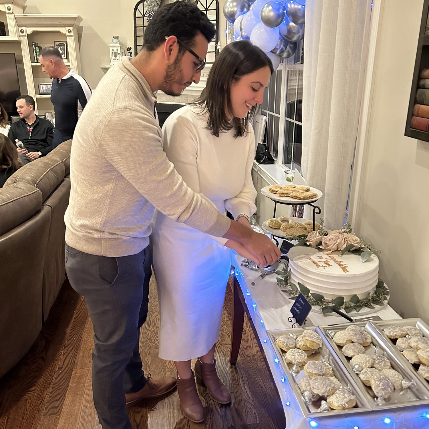 2024 - Joe and Julia celebrate at engagement party!