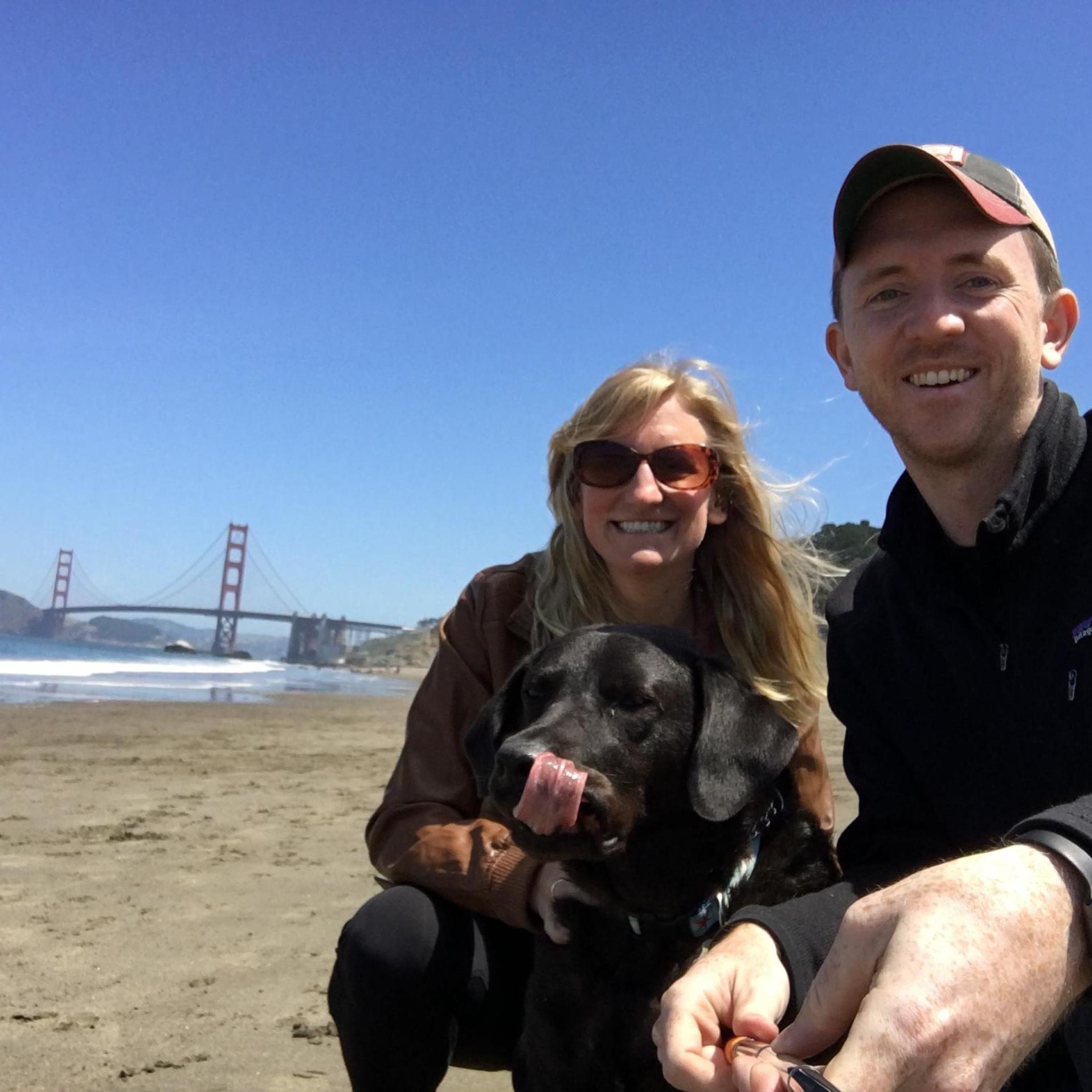 Showing Payton the sights in San Francisco (May 2017)