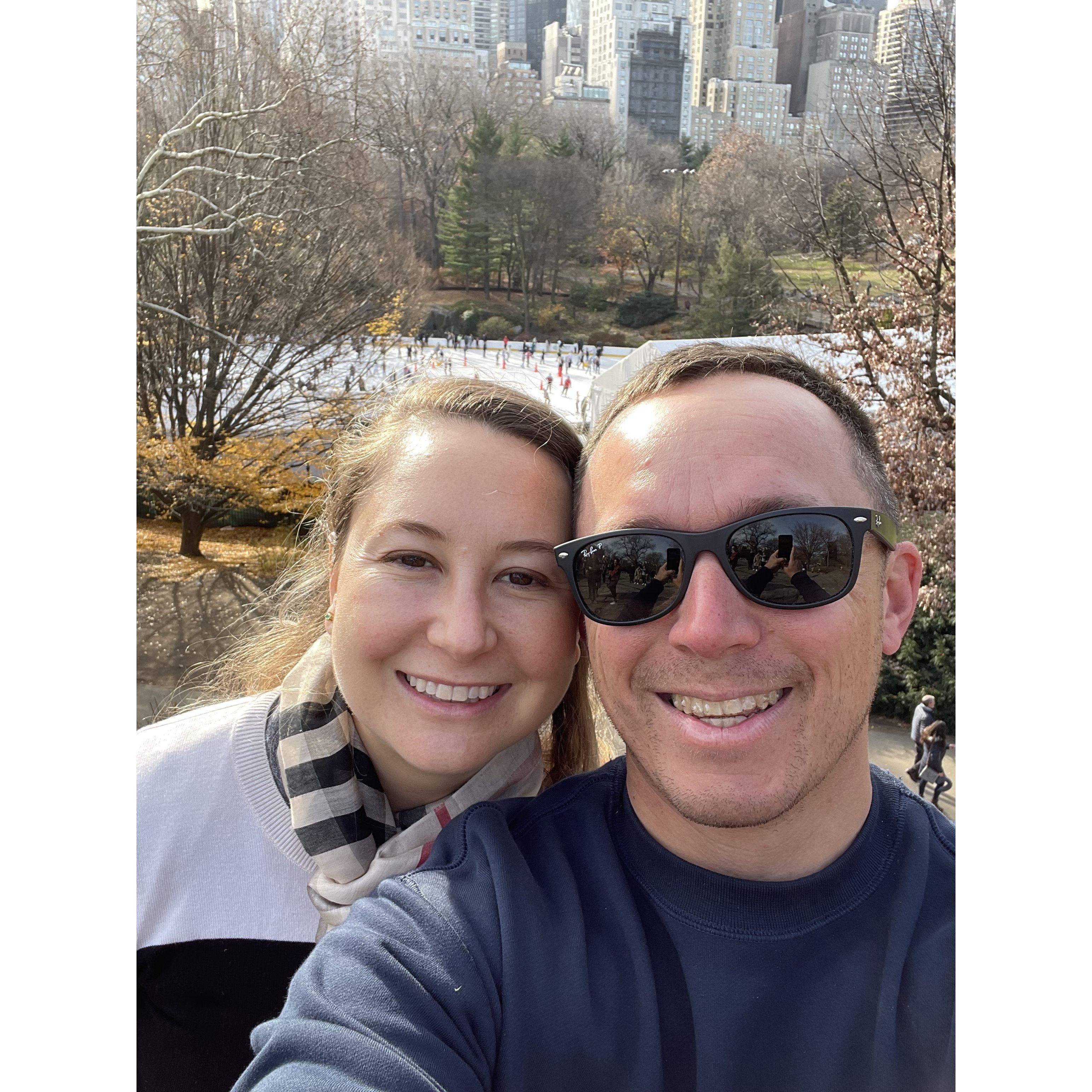Nick & Sabrina's first time in Central Park together - Manhattan, NY