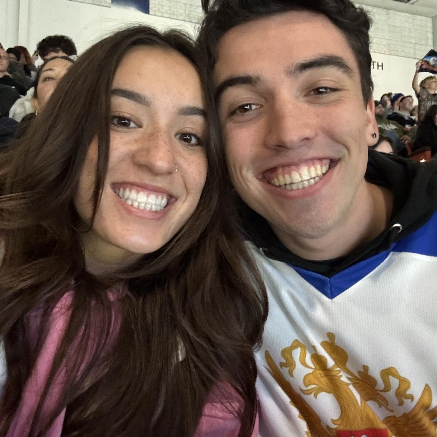 We went on a date to a San Diego Gulls hockey game