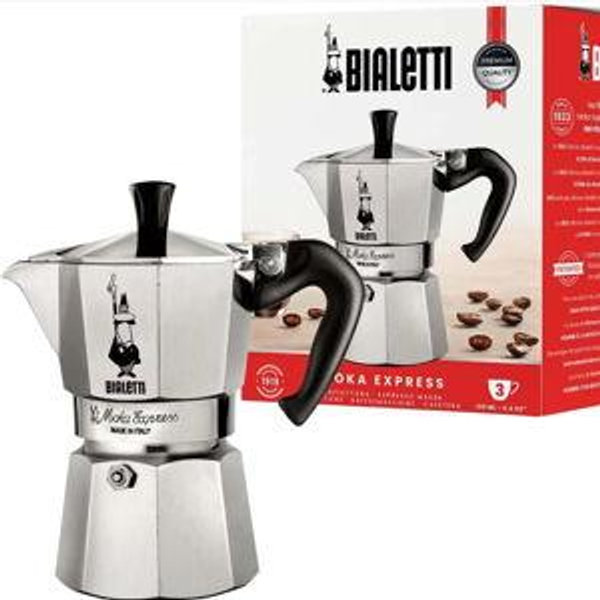 Bialetti Moka Pot 3 Espresso Cup – Italian Stovetop Espresso Maker