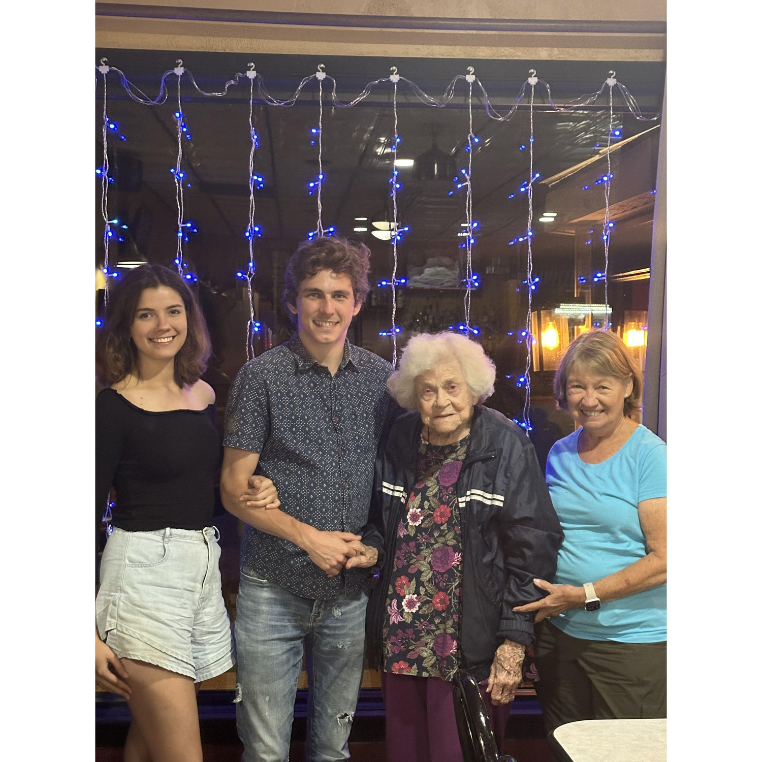 Justin's 102 Year old Grandmother, Lucy Lohr!