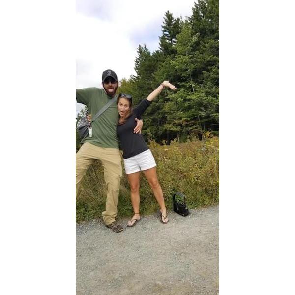 Ziva told us to be silly at Acadia National Park