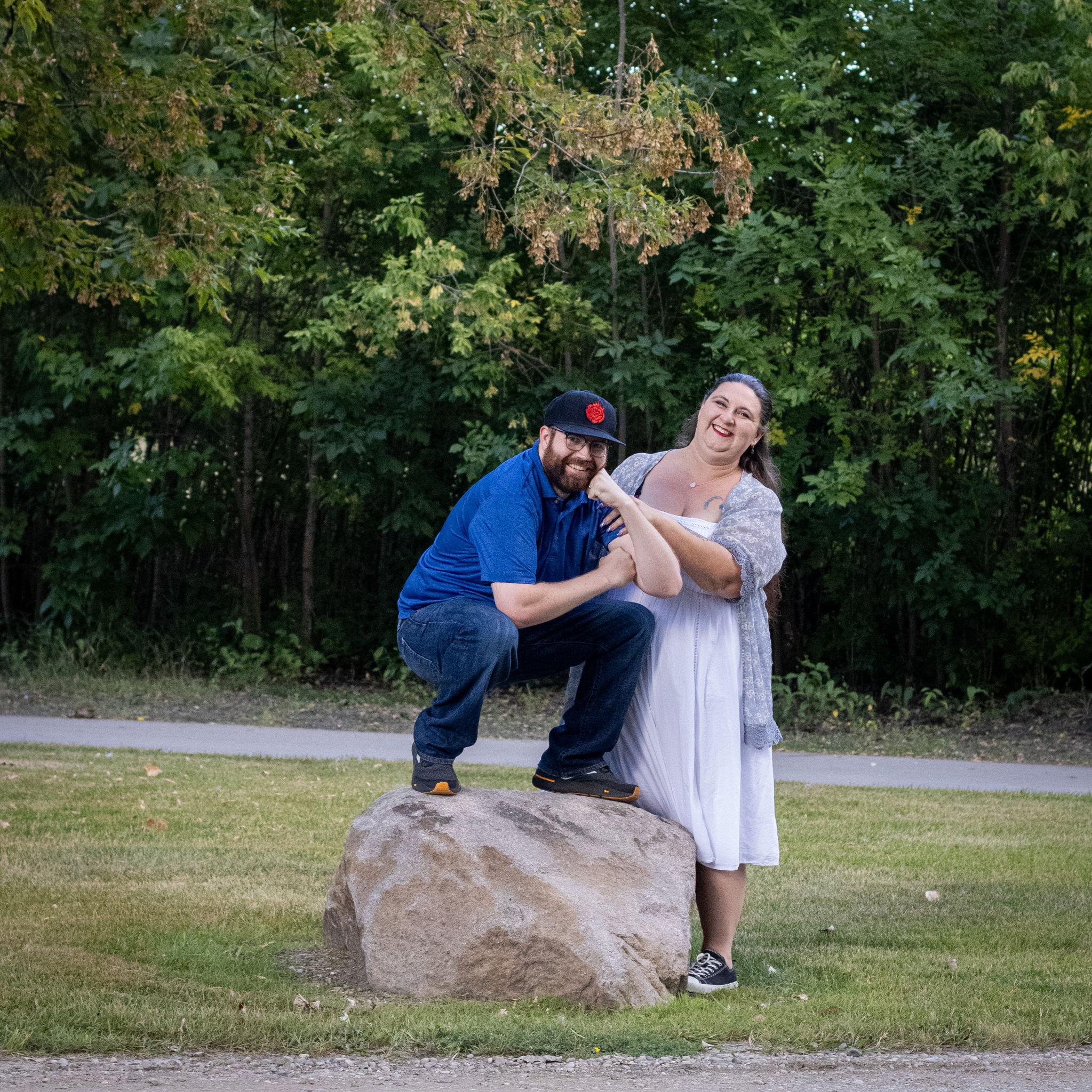 He always makes me laugh!!