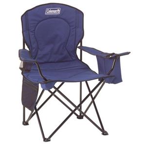 Coleman Portable Camping Quad Chair with 4-Can Cooler