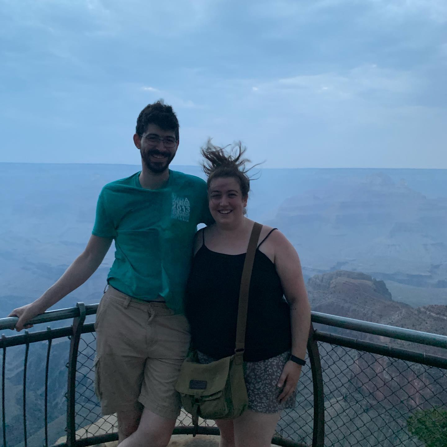 HUGE storm the night we got to the Grand Canyon meant no one else at the lookouts even after the rain!