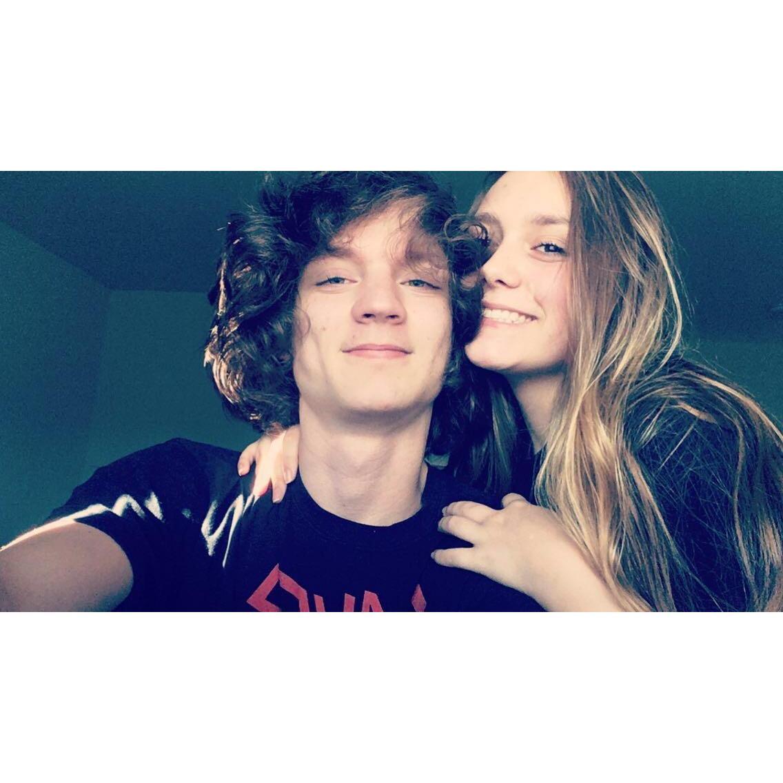 Nothing special about this photo, we just look cute. April 2, 2017.