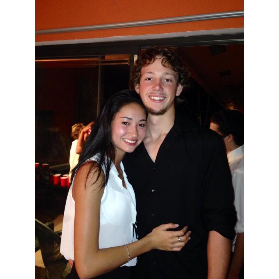 High school parties, beer pong partners for life