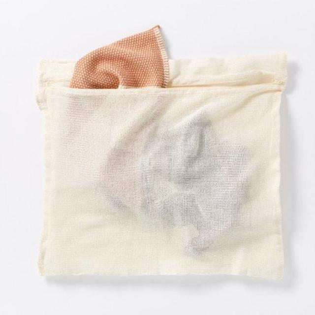 Organic Cotton Mesh Laundry Bag